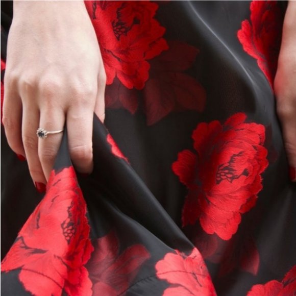 Castilian Rose Dress - Byron Lars (10) ❧ - Picture 5 of 9